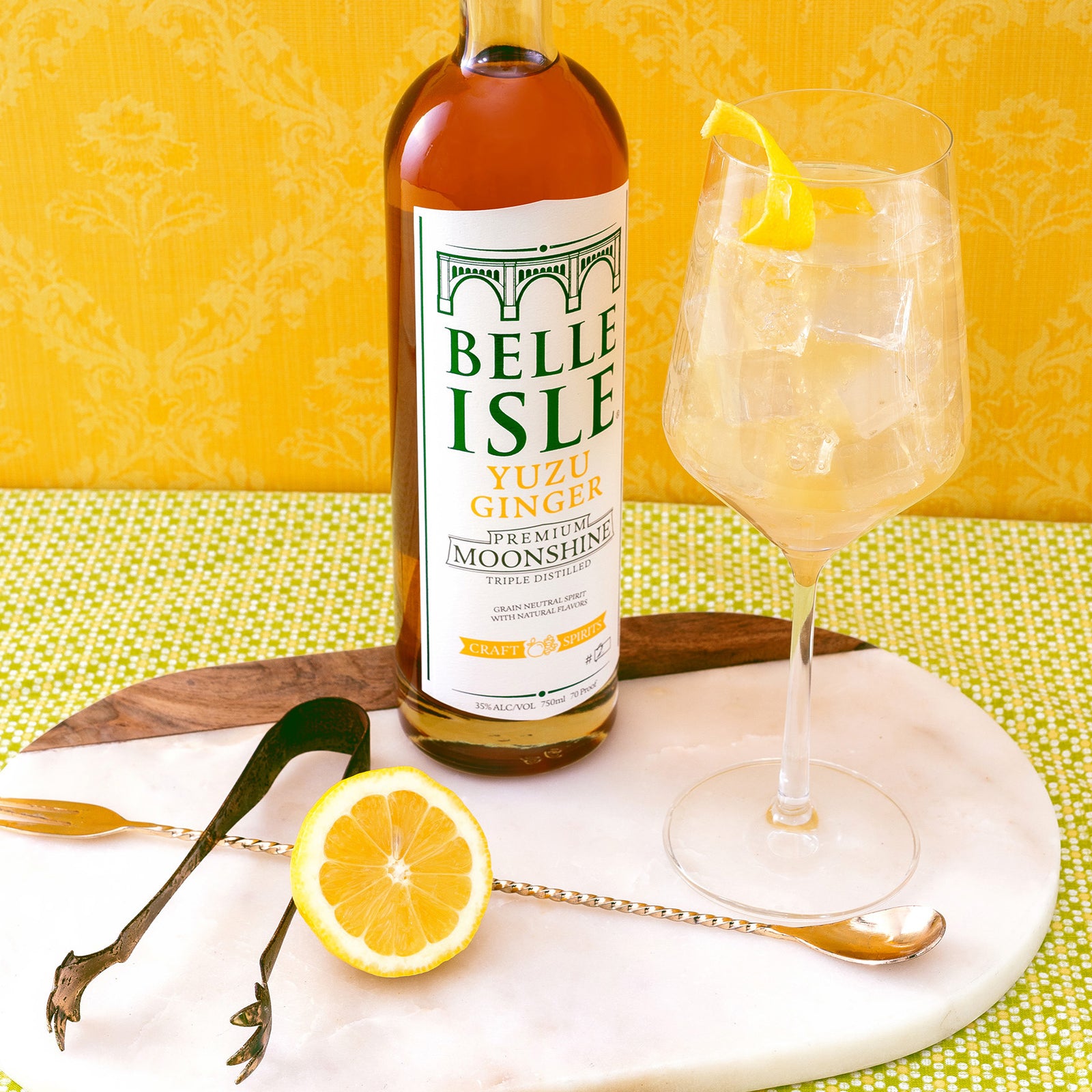 Yuzu Ginger Spritz – Belle Isle Yuzu Ginger Cocktail Recipe