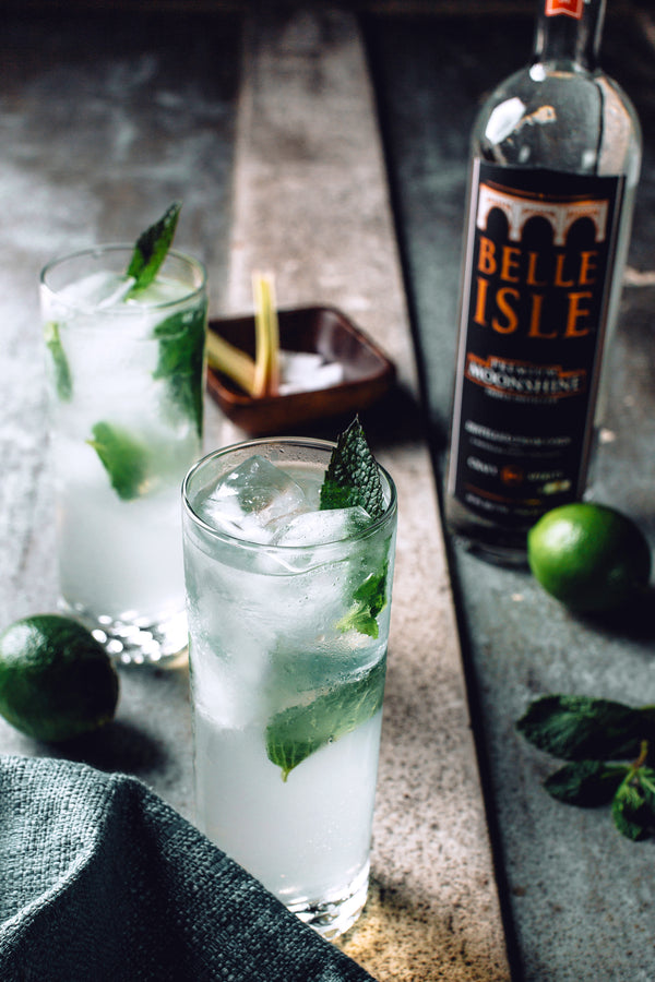 Moonshine Mojito - Belle Isle Black Label cocktail recipe - Belle Isle Moonshine