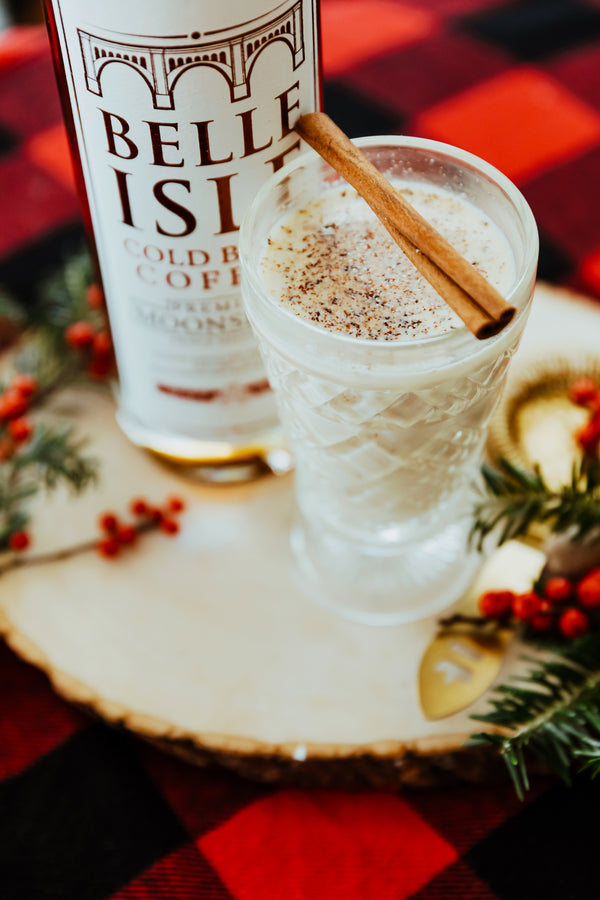 Eggnog Three Ways Belle Isle Moonshine cocktail recipe