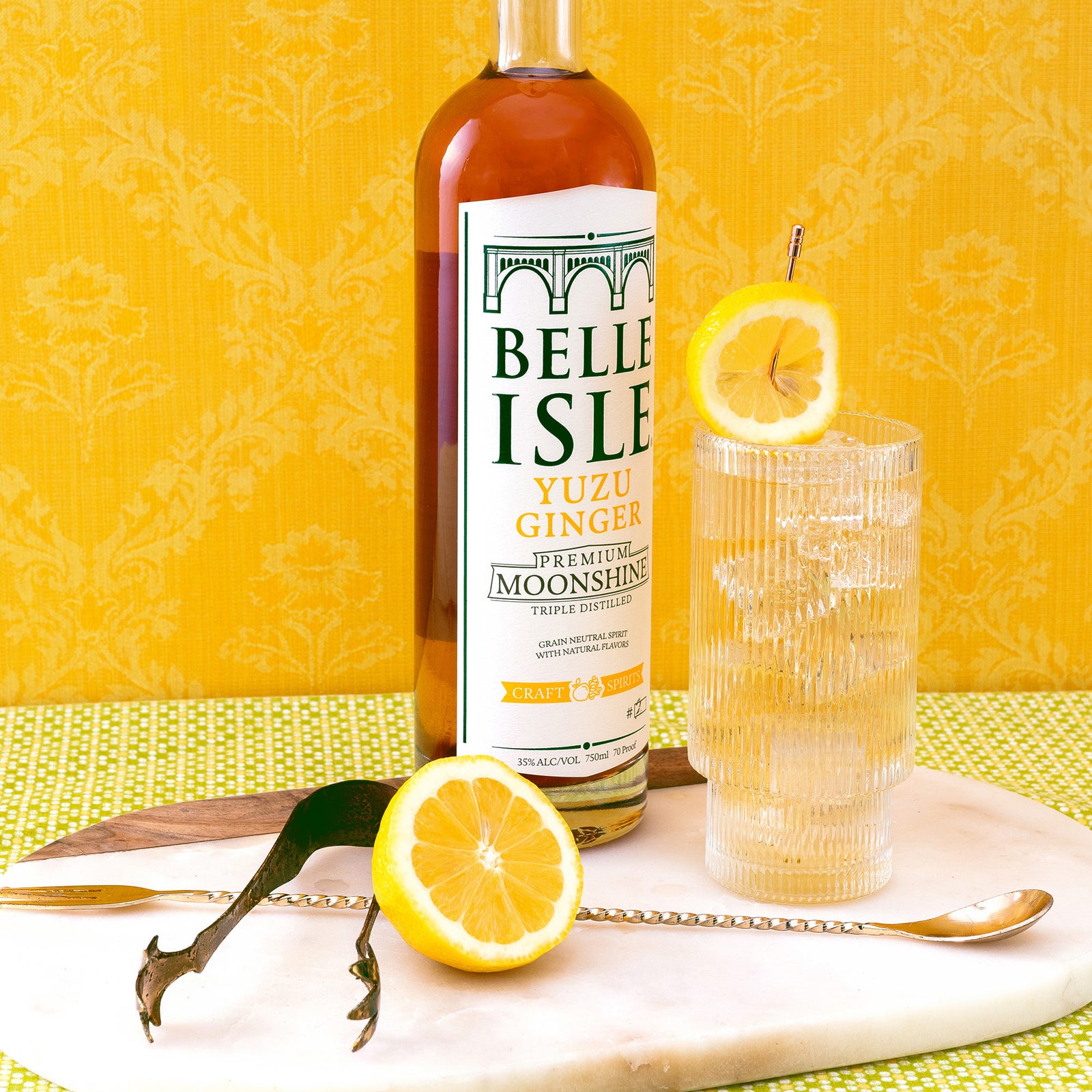 Yuzu Kosho Collins – Belle Isle Yuzu Ginger Cocktail Recipe