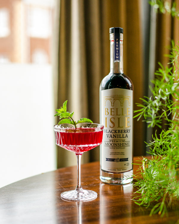 Service Entrance - Belle Isle Blackberry Vanilla cocktail recipe - Belle Isle Moonshine