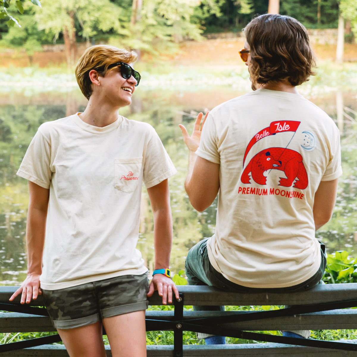 &quot;Be Prepared&quot; Bear Pocket Tee